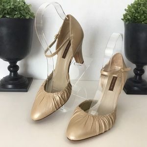 Antonio Melani Champagne Heels, 6 1/2M